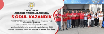 Tüm Ödülleri Teknoloji Fakültesi Kazandı